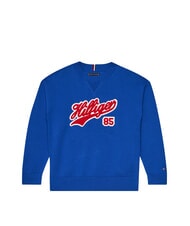 TOMMY HILFIGER TH KIDS Su&eacute;ter de cuello redondo de algod&oacute;n ultra azul - Su&eacute;teres para ni&ntilde;os - 1