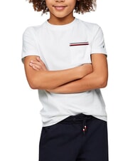 TOMMY HILFIGER TH KIDS Camiseta de manga corta con bolsillo - Camiseta ni&ntilde;o