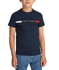 TOMMY HILFIGER TH KIDS Camiseta de manga corta con logo bordado Marina de noche oscura - Camiseta ni&ntilde;o - 1