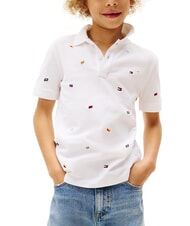 TOMMY HILFIGER TH KIDS Polo infantil de manga corta con bordado - Camiseta ni&ntilde;o