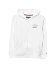 TOMMY HILFIGER TH KIDS Sudadera con cremallera completa para ni&ntilde;os blanco - Sudadera Beb&eacute; - 1