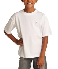 TOMMY HILFIGER TH KIDS Camiseta de manga corta de corte relajado blanco - Camiseta ni&ntilde;o - 1