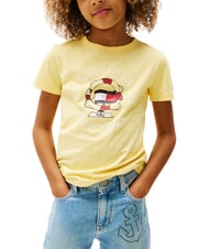 TOMMY HILFIGER TH KIDS Camiseta de algod&oacute;n de manga corta limoncillo - Camiseta ni&ntilde;o - 1