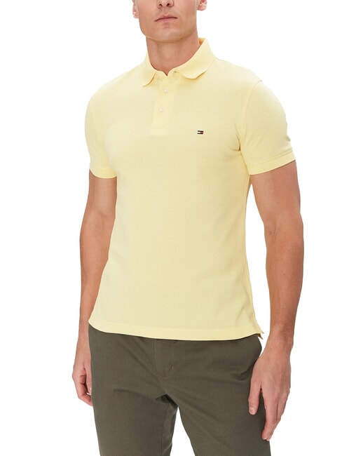 TOMMY HILFIGER 1985  1985 playera tipo polo de corte slim limoncillo - camisa polo