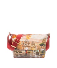 YNOT YESBAG Bolso de hombro peque&ntilde;o Roma lloviendo - Bolsos Mujer - 1