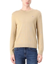 TOMMY HILFIGER TH JEANS Su&eacute;ter de cuello redondo de algod&oacute;n - Su&eacute;teres de los hombres