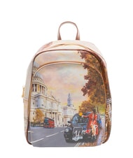 YNOT YESBAG Mochila redonda con dos compartimentos. Turista de Londres - Bolsos Mujer - 1