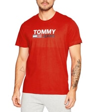TOMMY HILFIGER TH JEANS Camiseta de manga corta con estampado - camiseta