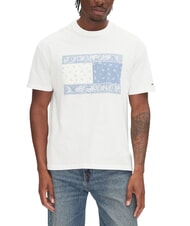 TOMMY HILFIGER TH JEANS Camiseta de manga corta con estampado maxi crudo - camiseta - 1