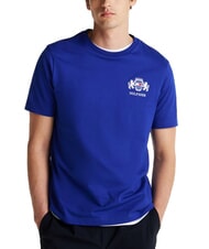 TOMMY HILFIGER TH Camiseta de manga corta con escudo cu&ntilde;a azul - camiseta - 1