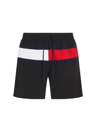 TOMMY HILFIGER TH Shorts de ba&ntilde;o con el logotipo de la bandera negro - Trajes de ba&ntilde;o - 1