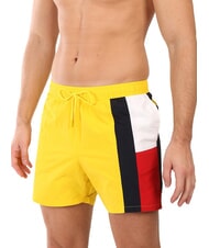 TOMMY HILFIGER TH Boxer de nataci&oacute;n con bandera lateral cal&eacute;ndula amarilla - Trajes de ba&ntilde;o - 1