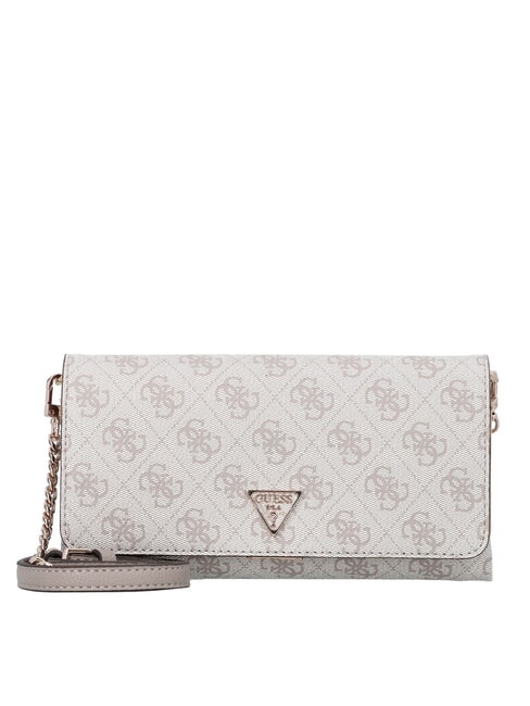 GUESS NOELLE 2 Mini bolso de hombro logotipo de color topo oscuro - Bolsos Mujer