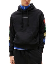 TOMMY HILFIGER TH JEANS Sudadera de algod&oacute;n con estampados negro - Sudaderas - 1