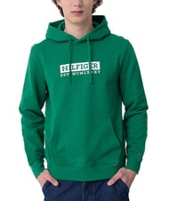 TOMMY HILFIGER TH Sudadera con capucha estampada nuevo verde - Sudaderas - 1
