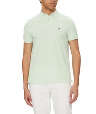 TOMMY HILFIGER TH Polo de manga corta de corte regular verde &oacute;palo - camisa polo - 1