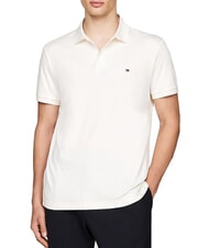 TOMMY HILFIGER TH Polo de manga corta con cinta en el cuello blanco - camisa polo - 1