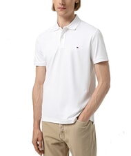TOMMY HILFIGER TH Polo de algod&oacute;n de manga corta blanco - camisa polo - 1