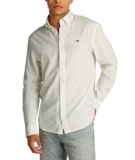 TOMMY HILFIGER TH JEANS Camisa de mezcla de lino de manga larga - Camisas de hombre