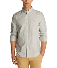 TOMMY HILFIGER TH JEANS Camisa de rayas de manga larga Marina de noche oscura - Camisas de hombre - 1