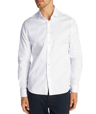 TOMMY HILFIGER TH Camisa de algod&oacute;n el&aacute;stico - Camisas de hombre