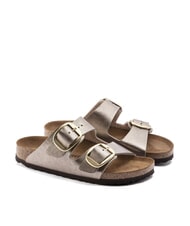 BIRKENSTOCK ARIZONA BIG BUCKLE Zapatilla met&aacute;lica con hebillas - Zapatos Mujer