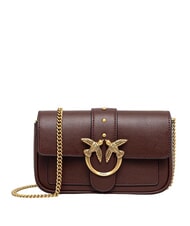 PINKO LOVE ONE POCKET Bolso bandolera de piel - Bolsos Mujer