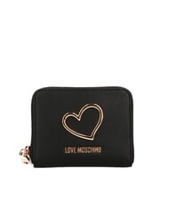 LOVE MOSCHINO HEART TURNLOCK Cartera peque&ntilde;a negro - Carteras Mujer - 1
