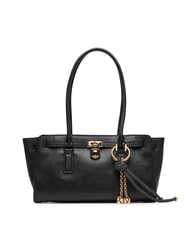 MICHAEL KORS HAMILTON MODERNE Bolso de hombro de piel negro - Bolsos Mujer - 1