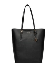 MICHAEL KORS QUINN Bolso de compras vertical de cuero negro - Bolsos Mujer - 1
