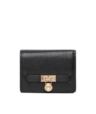 MICHAEL KORS HAMILTON MODERNE Peque&ntilde;o tarjetero de cuero negro - Carteras Mujer - 1