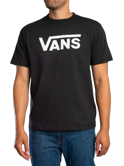 VANS CLASSIC Camiseta de manga corta con estampado de logotipo negro - camiseta