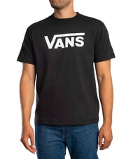 VANS CLASSIC Camiseta de manga corta con estampado de logotipo negro - camiseta - 1