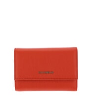 COCCINELLE METALLIC SOFT Cartera plegable de piel martillada - Carteras Mujer