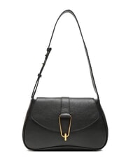 COCCINELLE HIMMA Bolso de hombro de piel martillada negro - Bolsos Mujer - 1