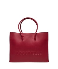 COCCINELLE MYRTHA MAXI LOG Bolsa de compras de cuero martillado sangr&iacute;a - Bolsos Mujer - 1