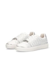 LIUJO KIKI 01 Zapatillas con logotipo de diamantes de imitaci&oacute;n por toda la superficie blanco - Zapatos Mujer - 1