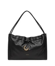 COCCINELLE ISABELA Bolso de hombro de piel suave negro - Bolsos Mujer - 1