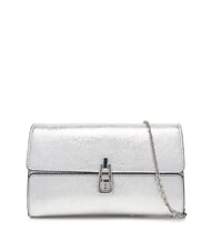 COCCINELLE MAGIE 2NITE SMOOTH Bolso de mano de piel metalizada SILVER - Bolsos Mujer - 1