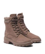TIMBERLAND CORTINA VALLEY 6  Botas militares de cuero taup / gris - Zapatos Mujer - 1