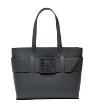 ARMANI EXCHANGE A|X BUCKLE Bolso shopper de hombro acero fr&iacute;o - Bolsos Mujer - 1