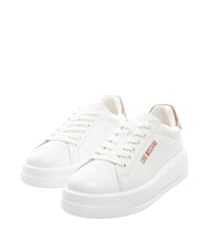 LOVE MOSCHINO ECLIPSE 50 Zapatillas de cuero blanco/cuero - Zapatos Mujer - 1
