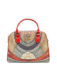 GATTINONI PLANETARIUM Bolso mediano tipo c&uacute;pula con correa para el hombro cl&aacute;sico/coral - Bolsos Mujer - 1