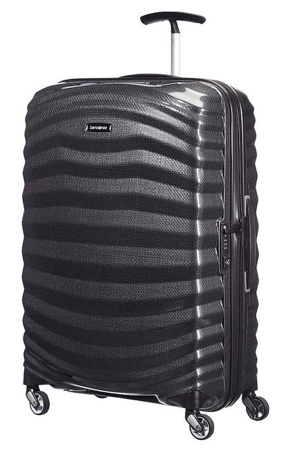 SAMSONITE Maletas Línea LITE-SHOCK. medida media. ultraligero NEGRO - Trolley Rígidos