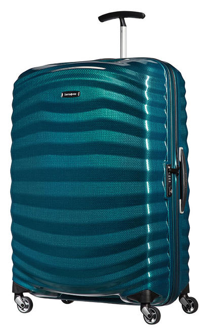 SAMSONITE Maletas Línea LITE-SHOCK. medida grande. ultraligero petrolblue - Trolley Rígidos