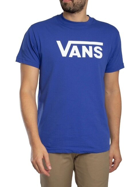 VANS CLASSIC Camiseta de manga corta con estampado de logotipo cobalto real - camiseta