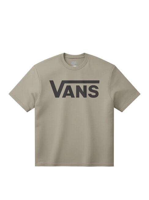 VANS CLASSIC Camiseta de manga corta con estampado de logotipo color topo c&aacute;lido - camiseta