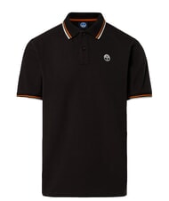 NORTH SAILS CORE Polo de algod&oacute;n de manga corta negro - camisa polo - 1
