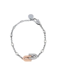 FURLA CAMPIONARIO - ARCH  Pulsera color oro rosa + color cristal - Pulseras - 1