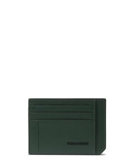 PIQUADRO W137 Tarjetero plano de cuero para tarjetas de cr&eacute;dito - Carteras Hombre